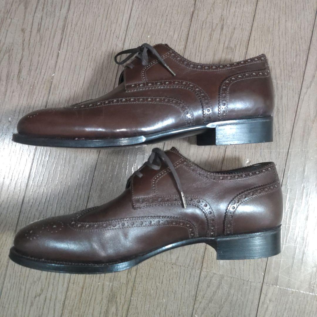 エンツォボナフェ　ENZO BONAFE　ブラウン ウィングチップ ブローグ