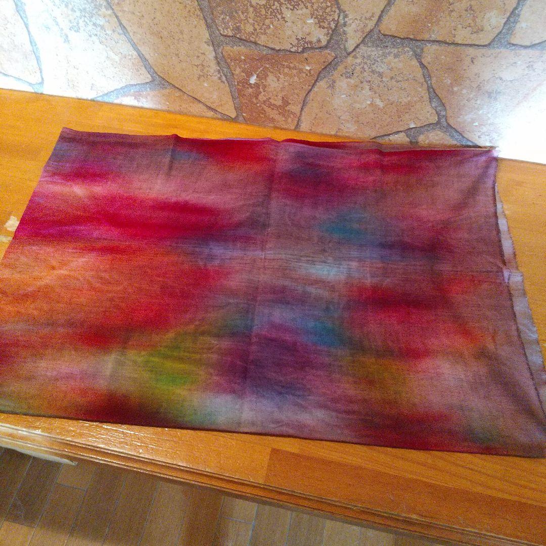 ④❣️蘭❣️。17，ジャンクジャーナル素材。手染め布