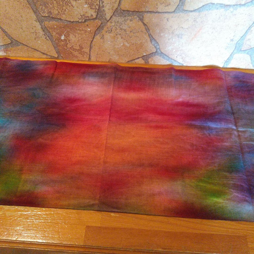 ④❣️蘭❣️。17，ジャンクジャーナル素材。手染め布