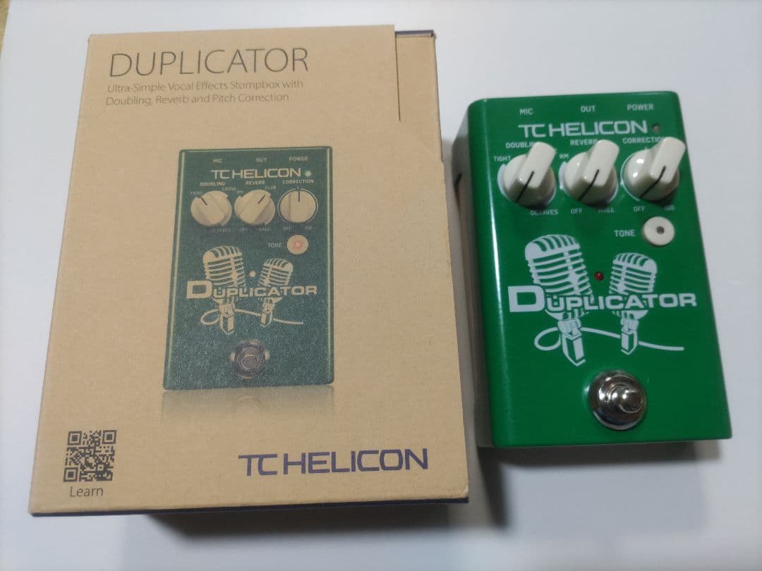 TC Helicon Duplicator ボーカルエフェクター　アダプター付