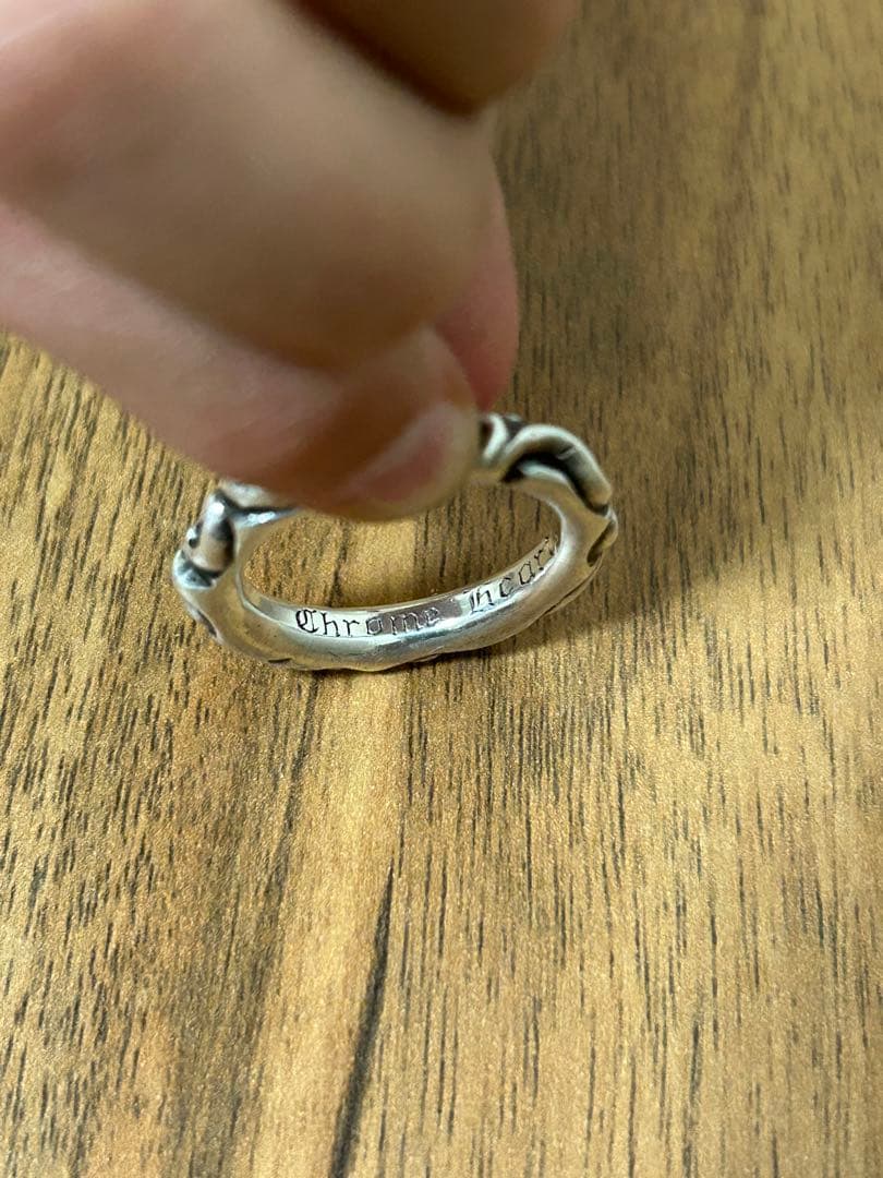 クロムハーツスクロールリング