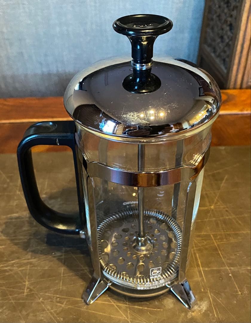 カジャール朝プレート・フレンチプレス　鑑賞スタンド　４点セット　ヴィンテージ