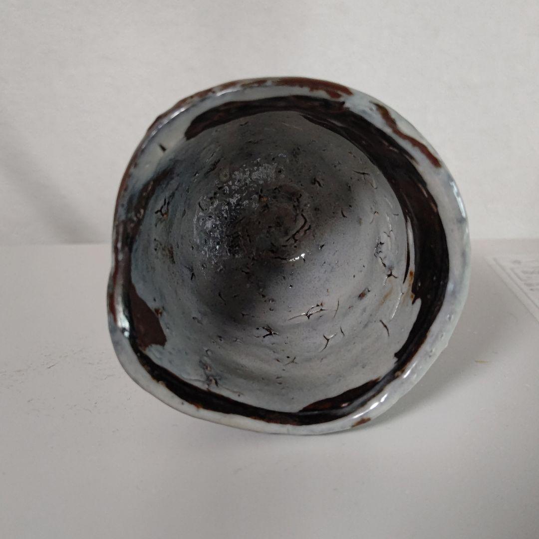 唐津焼き巨匠田中佐次郎作品絵唐津杯 高さ6口径6.5 新品未