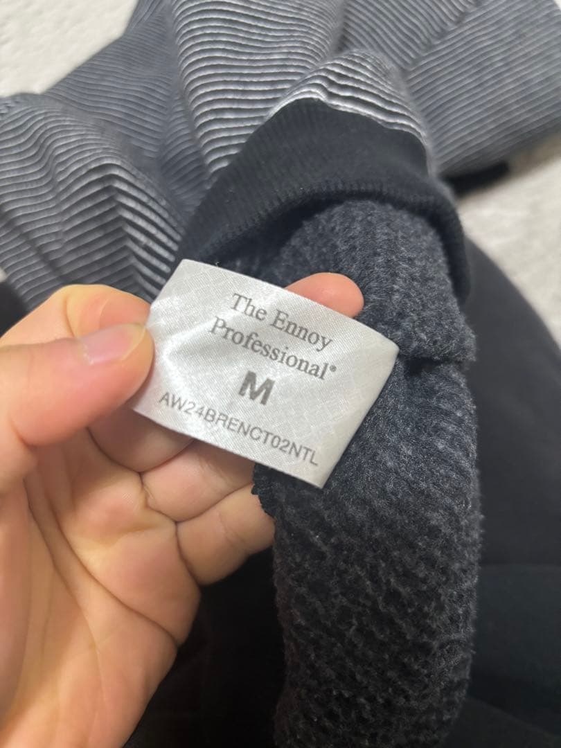 ENNOY BORDER HOODIE SWEAT Mサイズ