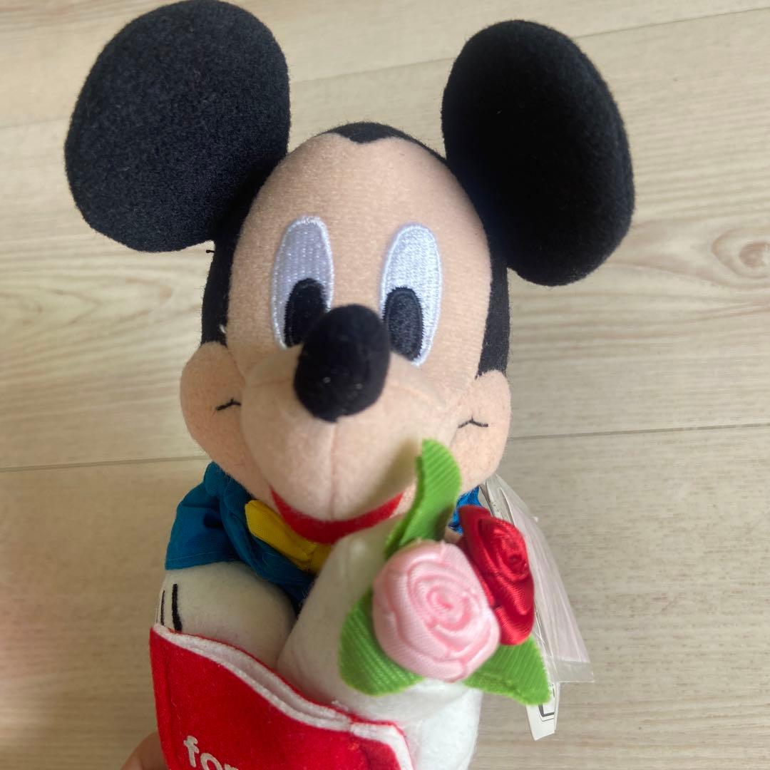 ディズニー　SEGA ミッキー ミニー　ぬいぐるみ　非売品　当時物　花言葉希少