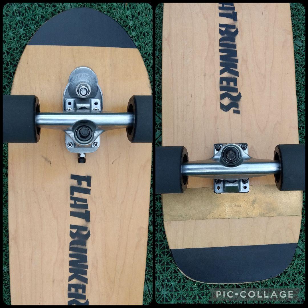 希少✨ FLAT BUNKERS サーフスケート メンテ済み！/ YOW