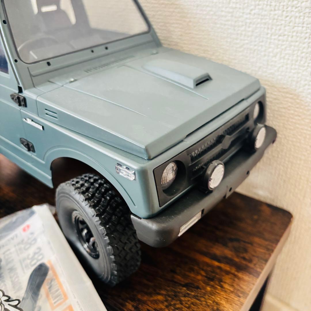 スズキ ジムニーJA11 1/10アウトドアラジコン C74 BLUE