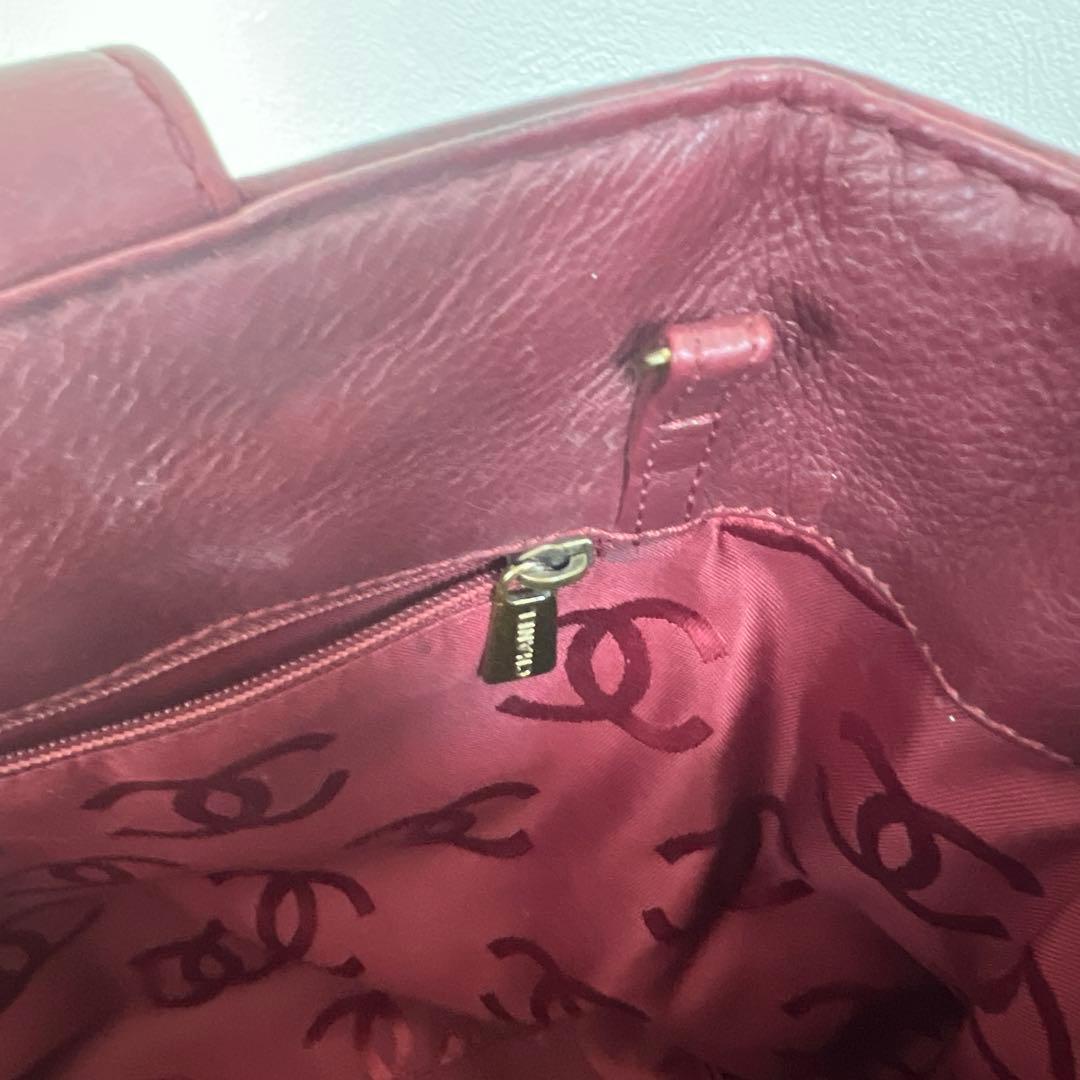 シャネル CHANEL ハンドバッグ ボルドー バーガンディ