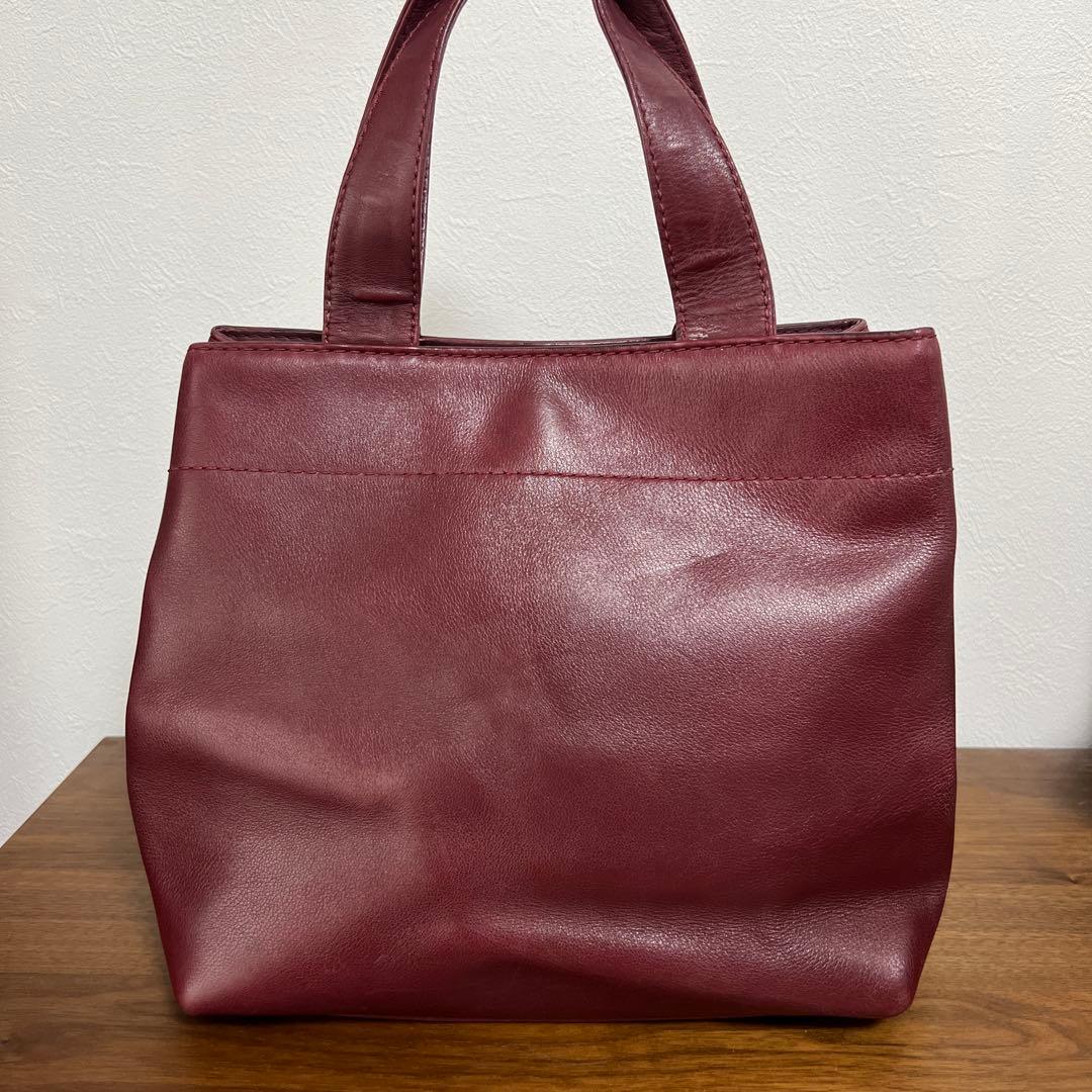 シャネル CHANEL ハンドバッグ ボルドー バーガンディ