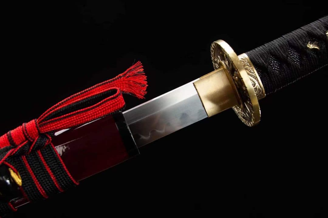 獄火武士刀-T 10焼刃 武具　刀装具　日本刀　模造刀 居合刀