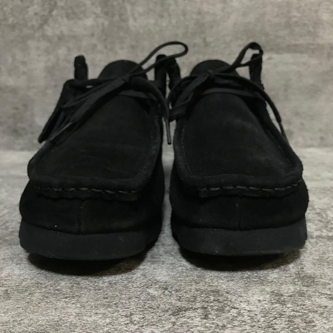 【美品】クラークス ワラビーブーツ 黒 GTX ゴアテックス vibramソール