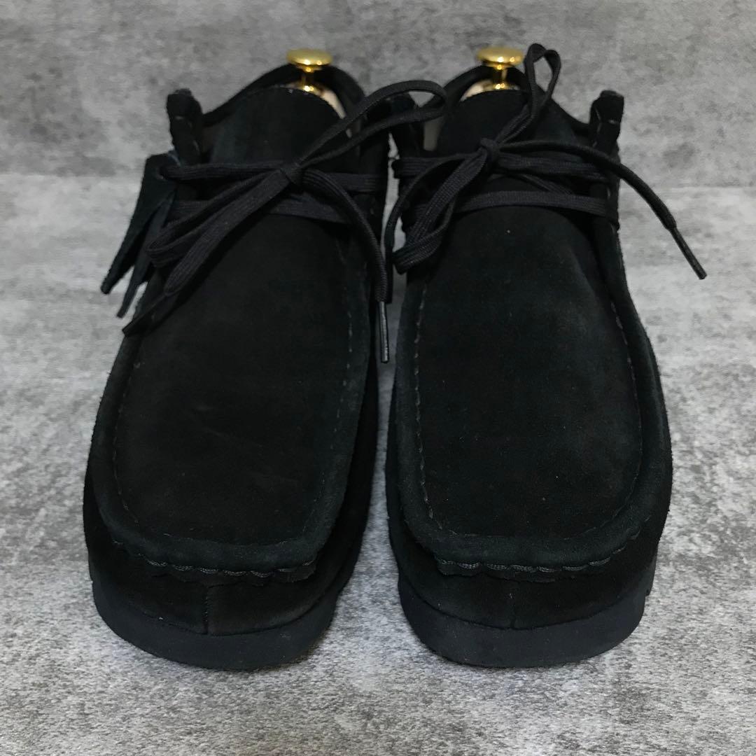 【美品】クラークス ワラビーブーツ 黒 GTX ゴアテックス vibramソール