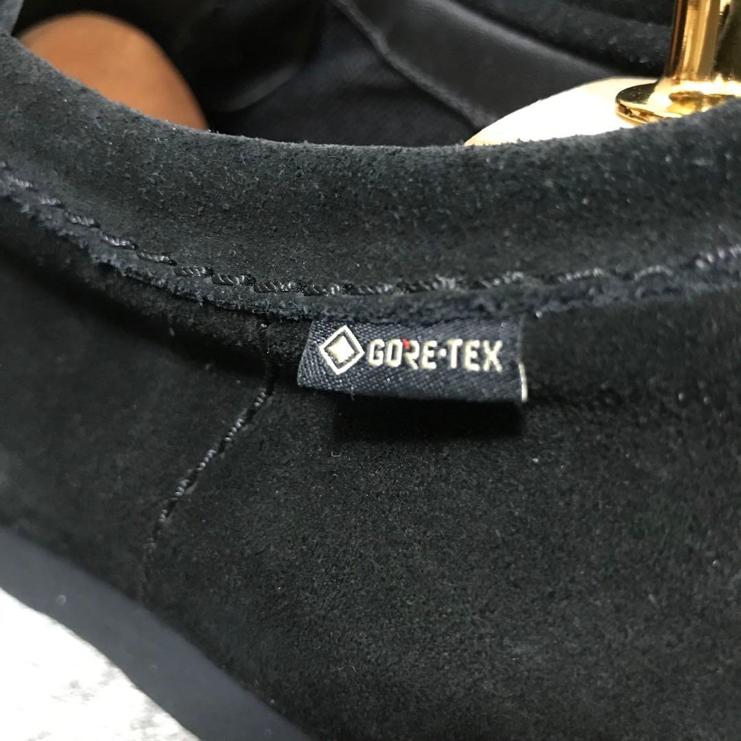 【美品】クラークス ワラビーブーツ 黒 GTX ゴアテックス vibramソール