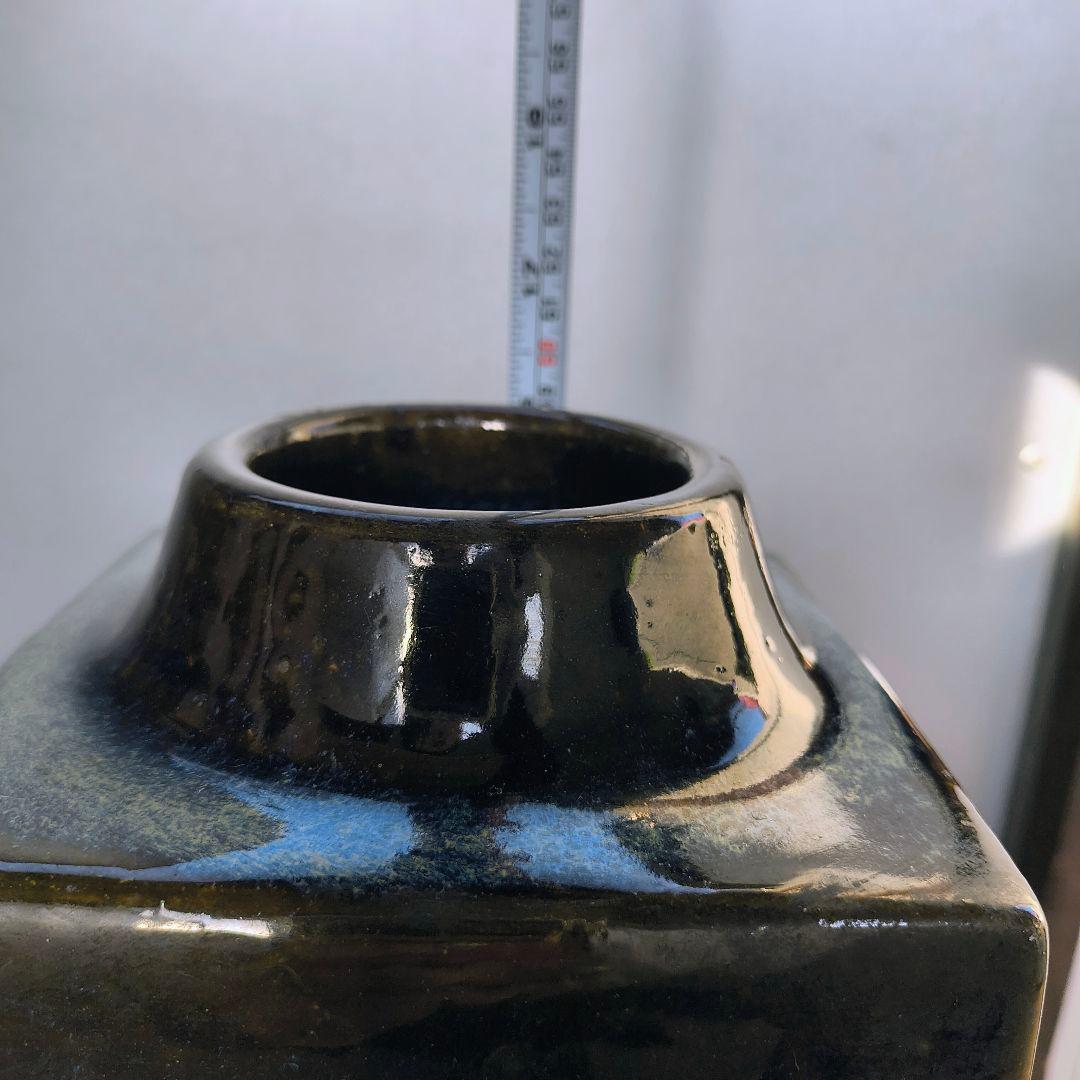 ☆古い 高徳順印 角花瓶 高さ約48.5センチ 中国 古玩☆