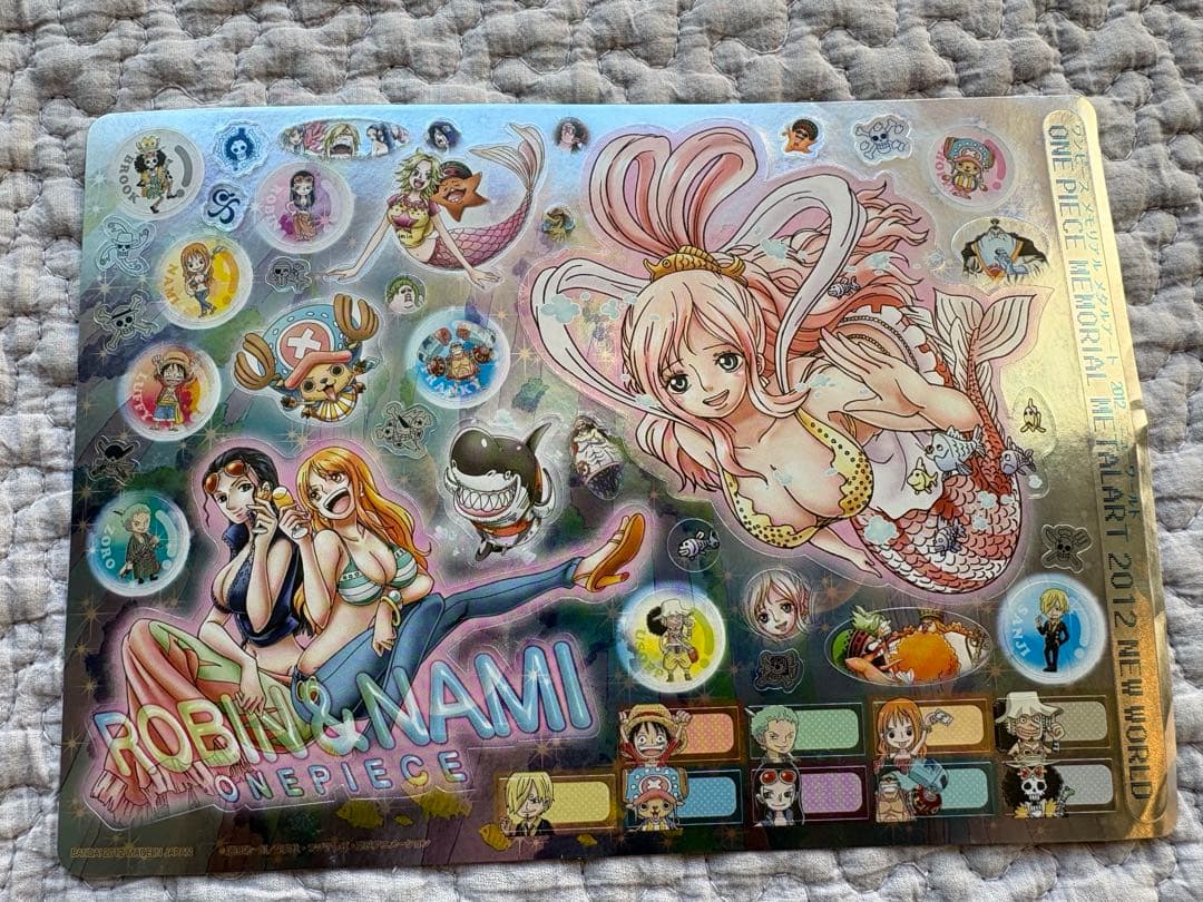 ジャンボカードダス ワンピース メモリアル メタルアート 2012 - メルカリ