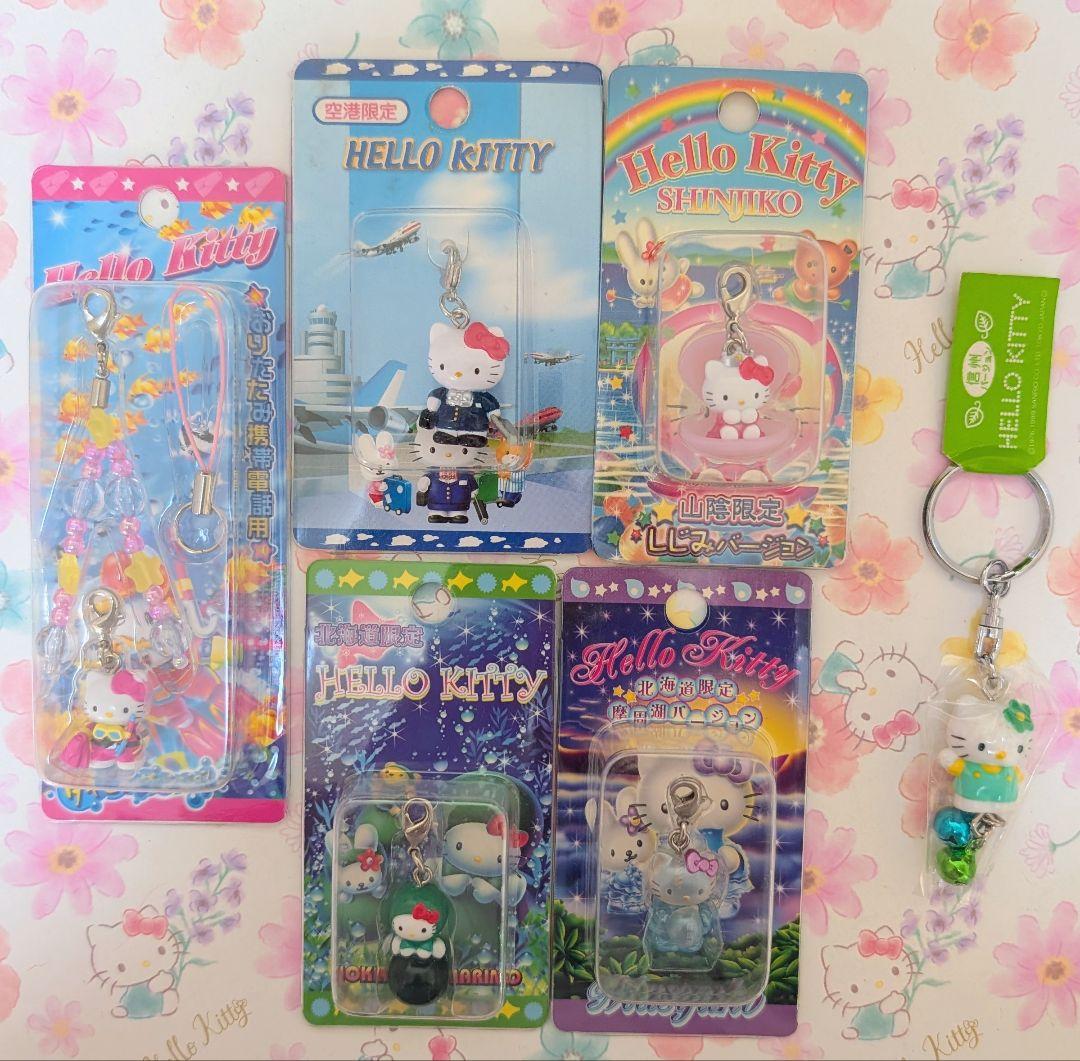 ハローキティ　ご当地キティ　ストラップ　105個おまとめ（ロリータ他）