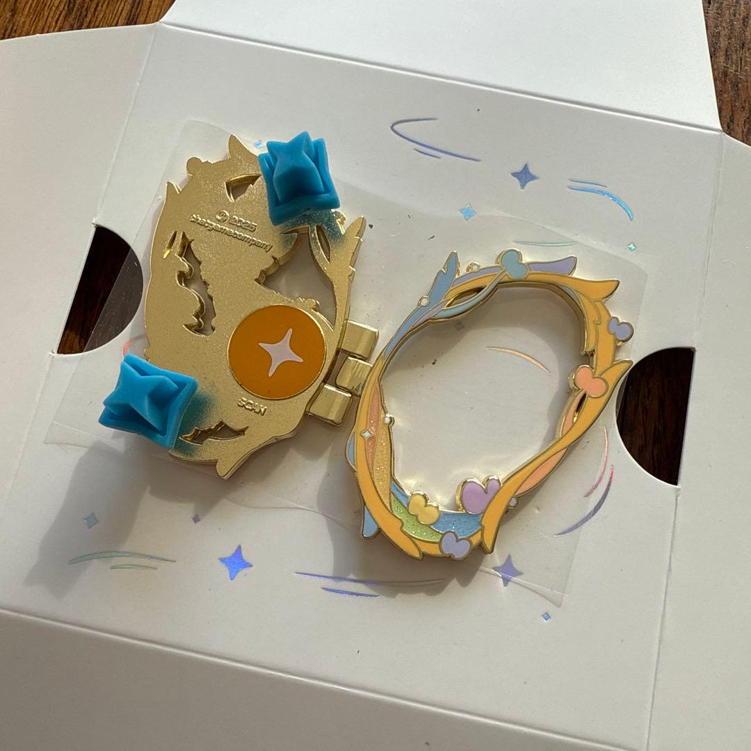 【ピンバッチのみ】 sky星を紡ぐ子どもたち　虹色の蝶々　ピンバッチ