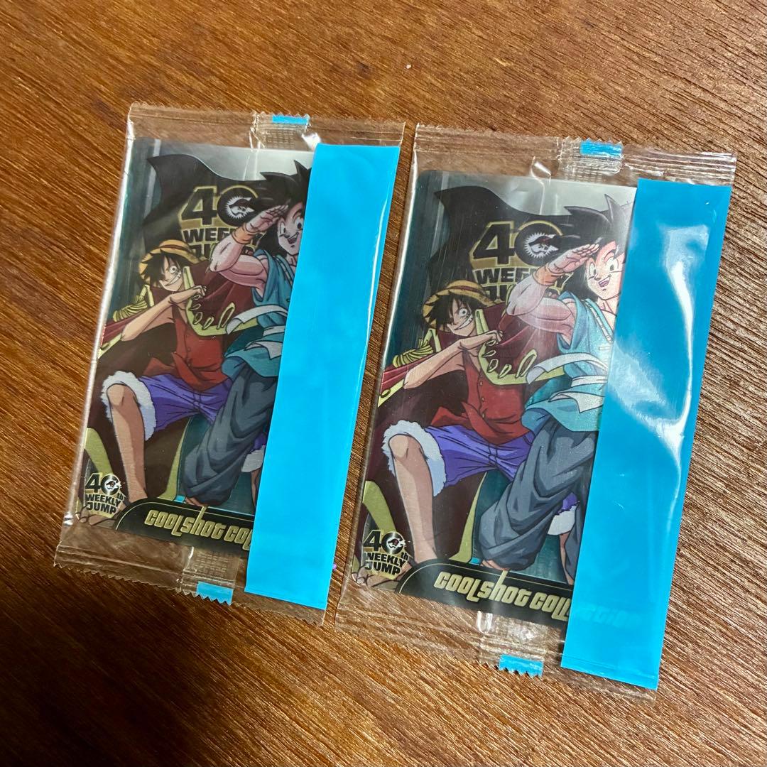 J*0様 森永 週刊ジャンプ40周年ドラゴンボールワンピースコラボカード孫悟空ル