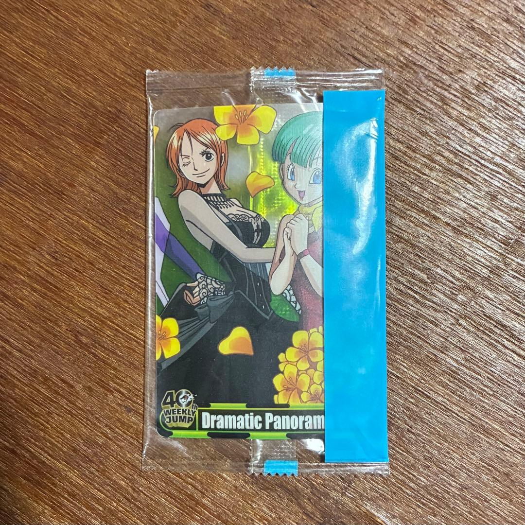 J*0様 森永 週刊ジャンプ40周年ドラゴンボールワンピースコラボカード孫悟空ル