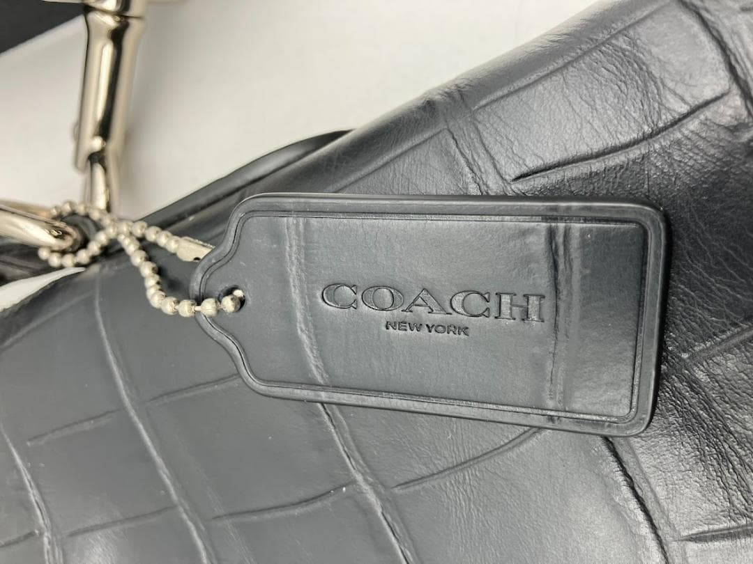 COACH ビジネスバック　レザー　ブラック　2Way