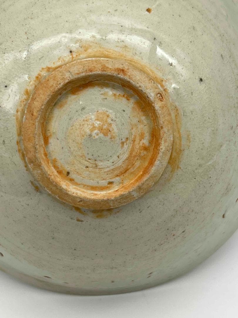 北宋時代 青白磁花卉魚藻文輪口鉢 輪口茶碗 茶盞