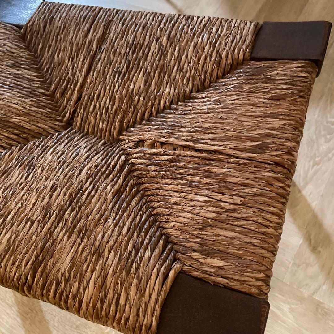 松本民芸　514ラッシスツール　シャルロットペリアン