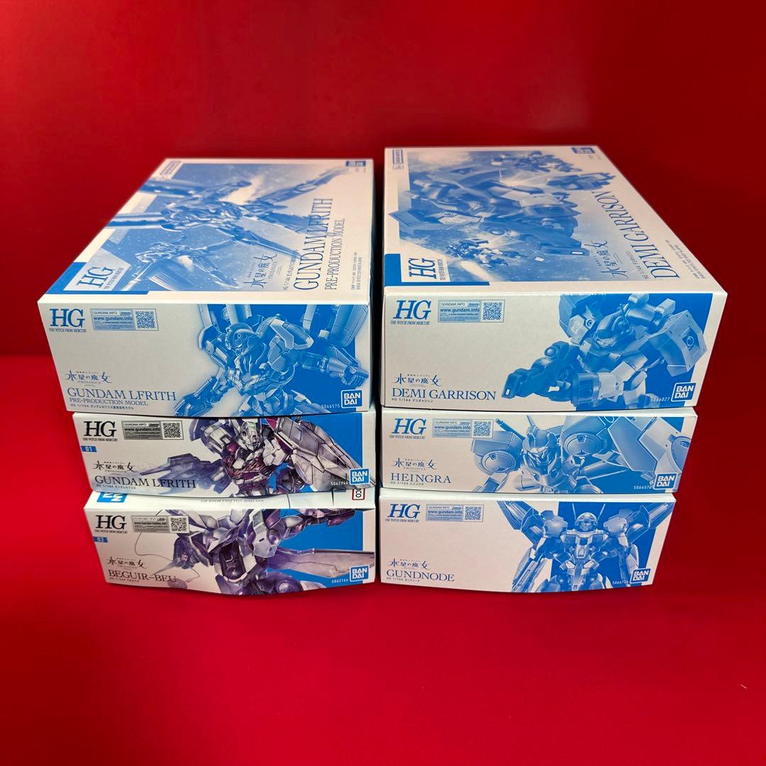 機動戦士ガンダム水星の魔女 HG ガンプラ 6点セット