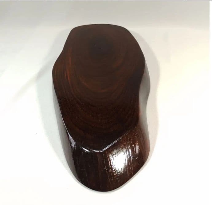 [未使用 美品]　本紫檀　平花台　唐木　無垢材　希少　紫檀　花台　平台　日本製