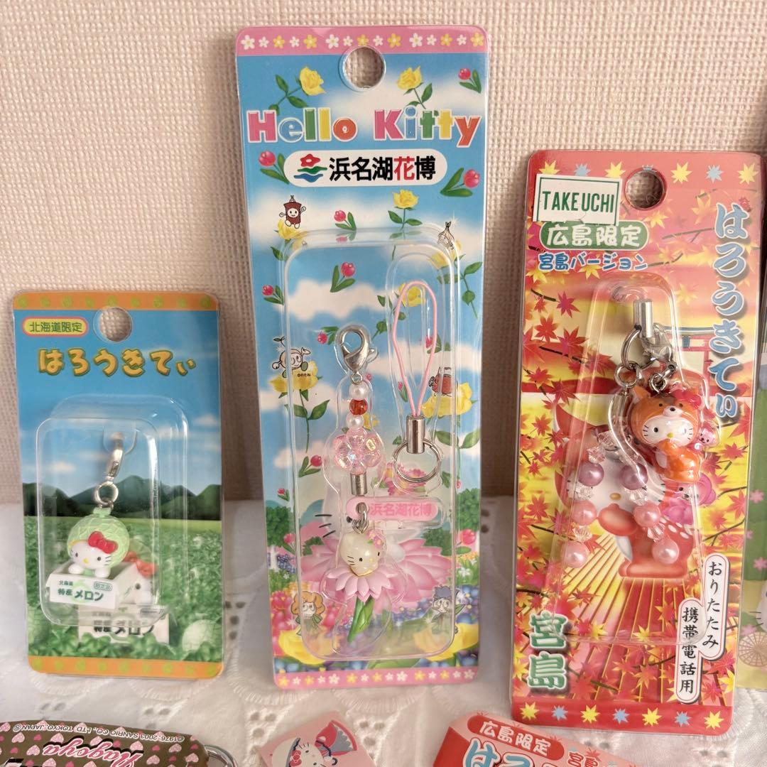 ご当地キティ 根付け・ストラップセット　 コレクターズマスコット 25周年