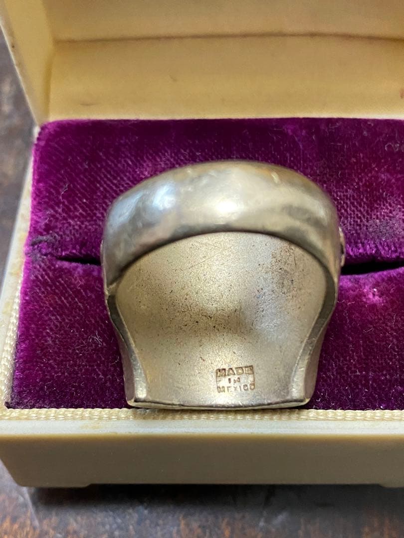 30s'40s' ビンテージメキシカンリング インディアン シルバーリング 古着