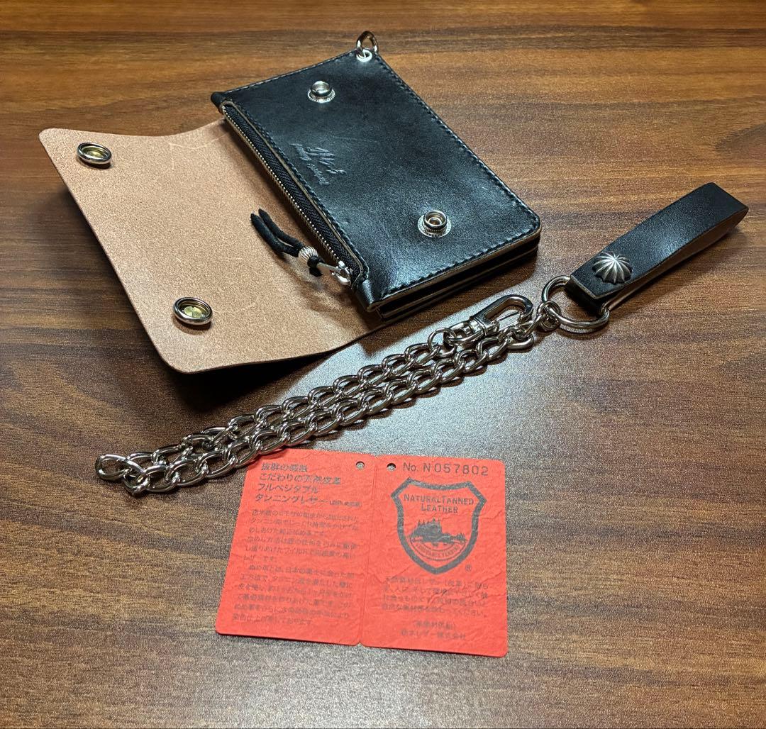 栃木レザーミドルトラッカーウォレット