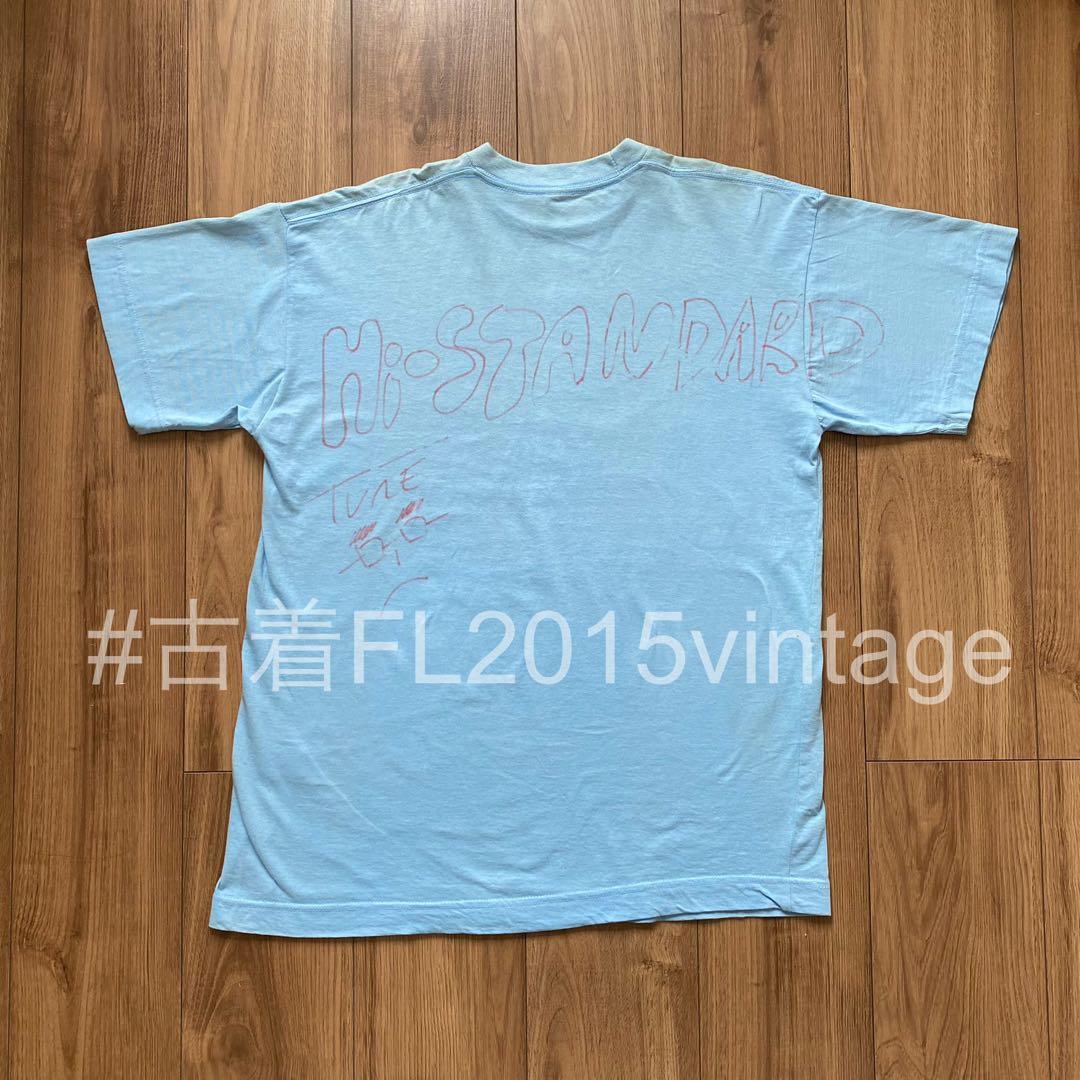 貴重】 HI-STANDARD 3人サイン入り growing up Tシャツ