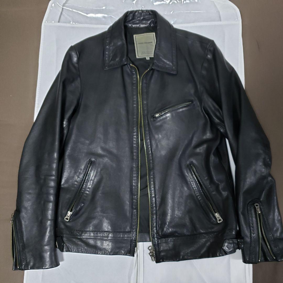 ☆レア☆ nano universe 馬革 レザージャケット Lサイズ