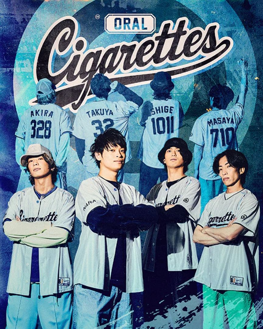 THE ORAL CIGARETTES オリジナルベースボールシャツ 2023