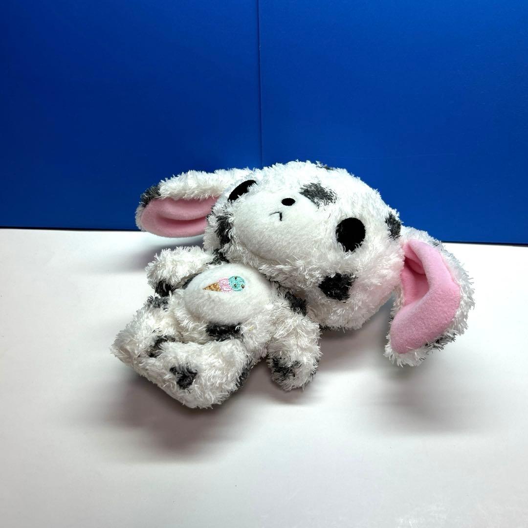サンリオ シュガーバニーズぶちうさアイスクリーム刺繍入りぬいぐるみ