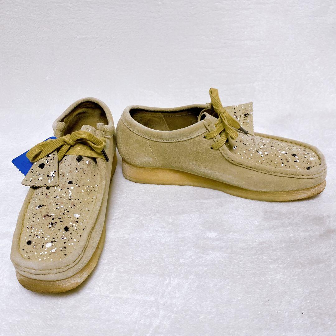 希少　クラークス×ウィンダンシー×アトモス　ワラビー　27cm　ベージュ　美品