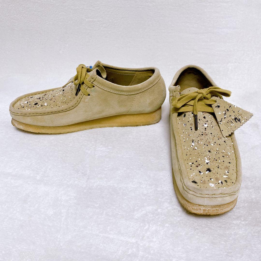 希少　クラークス×ウィンダンシー×アトモス　ワラビー　27cm　ベージュ　美品