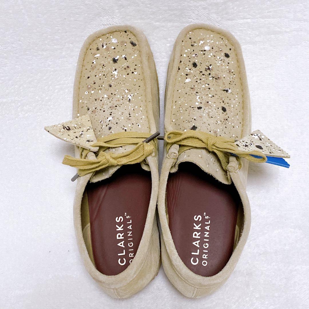 希少　クラークス×ウィンダンシー×アトモス　ワラビー　27cm　ベージュ　美品