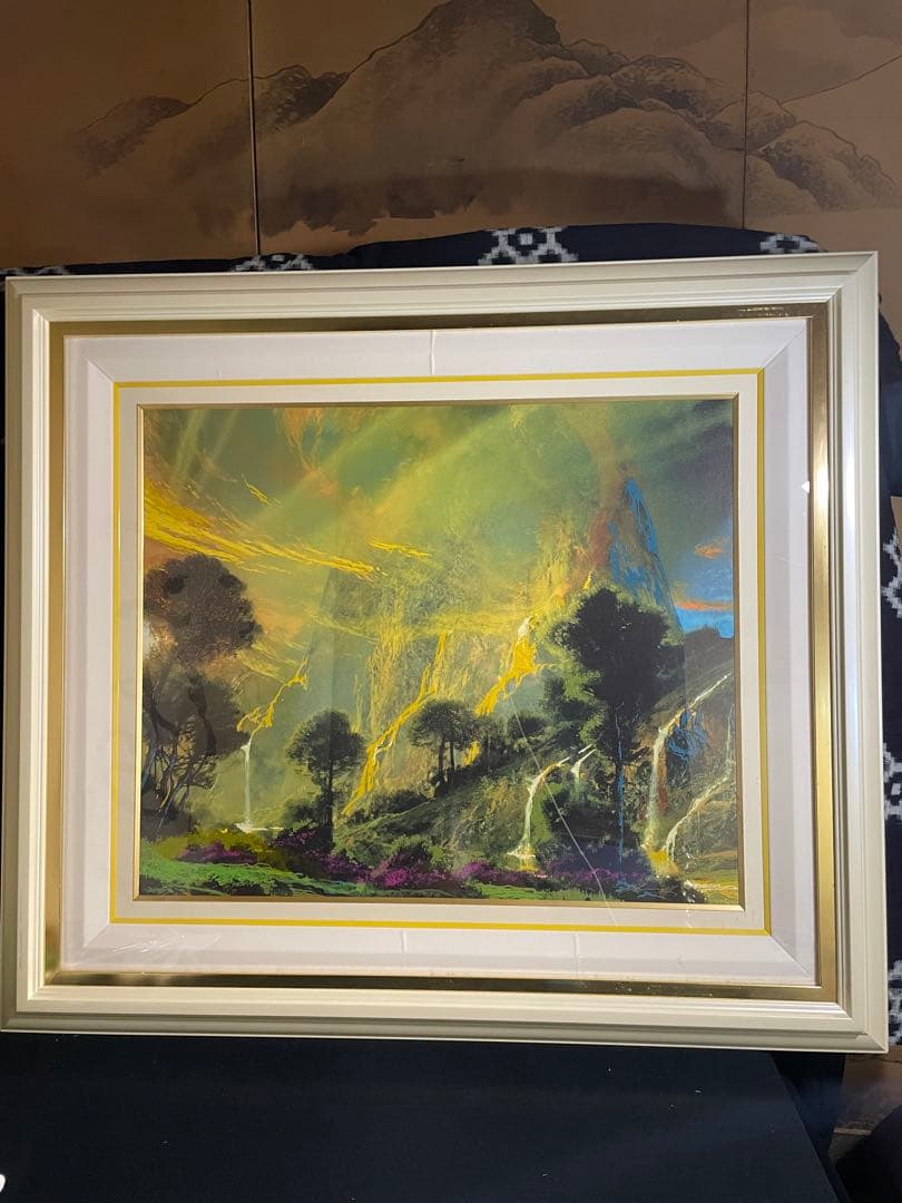 デイル・ターブッシュ「誕生」キャンバス　直筆サイン　NO.14/100