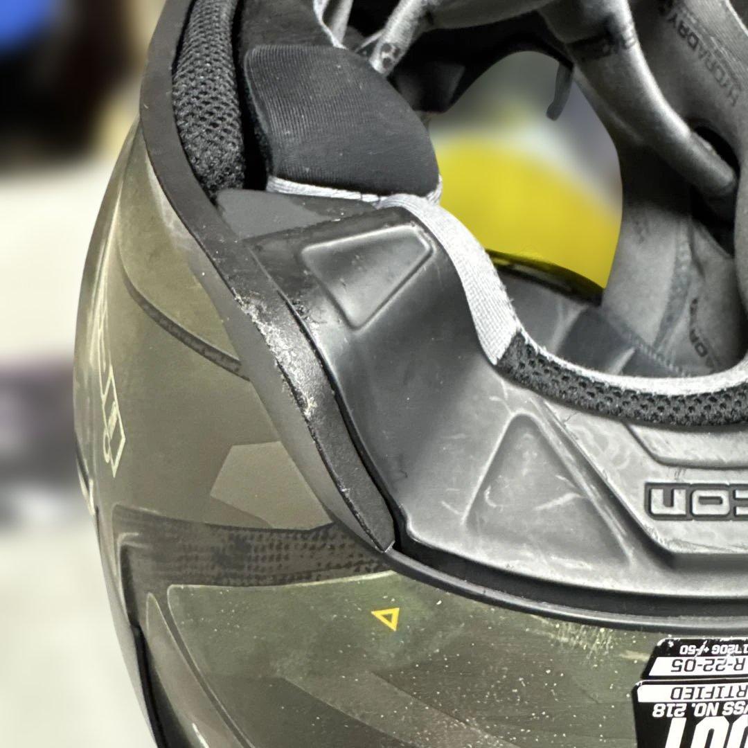 アイコン　エアーフライト バトルスカー2 XL 取説とクリアシールドと袋付き