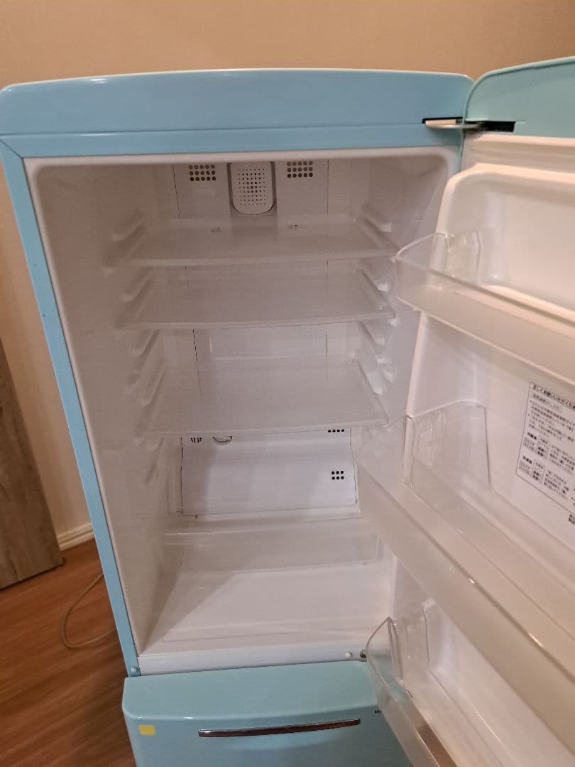 National NR-B16RA 冷蔵庫 水色 2ドア　レトロ