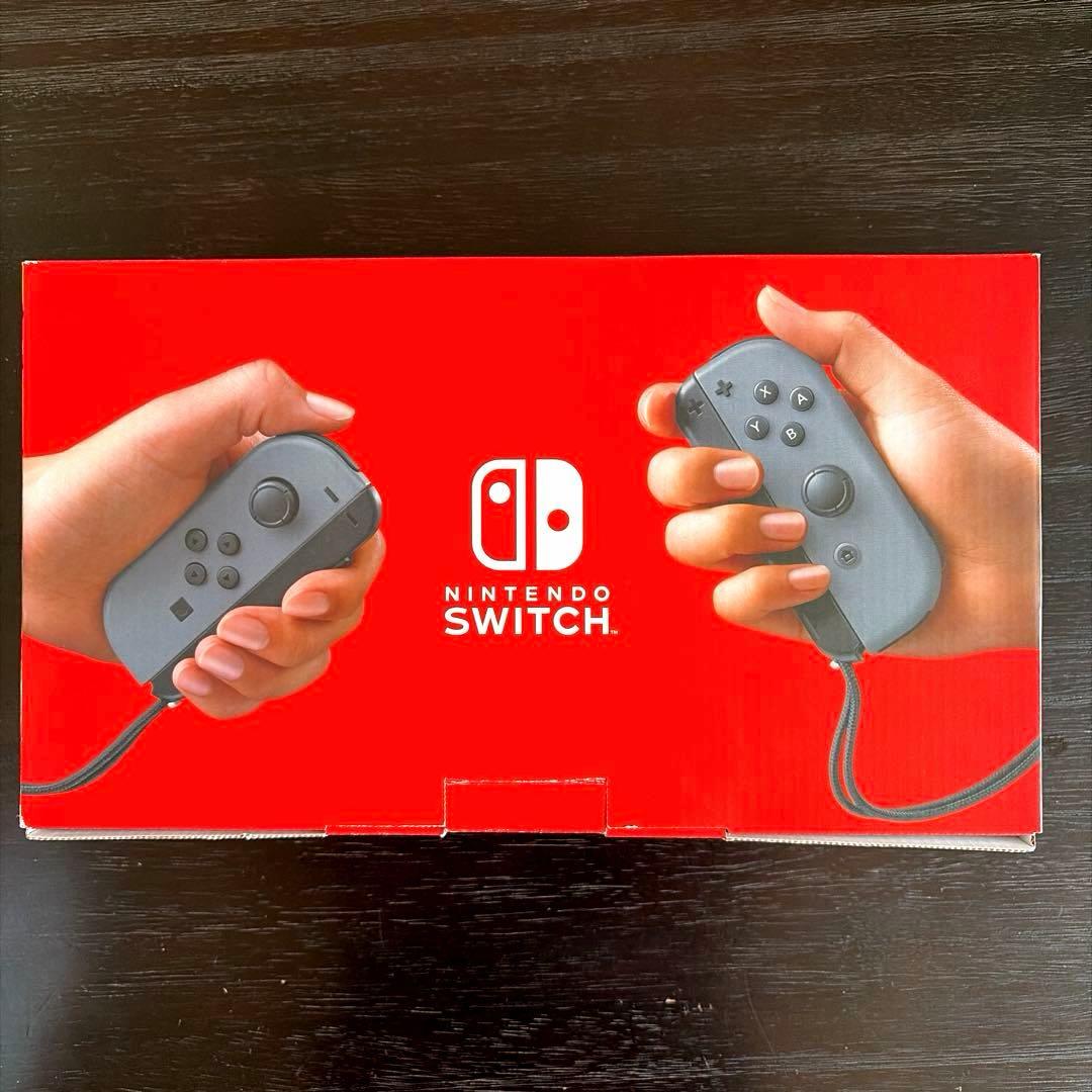 使用20回程 NintendoSwitch グレー 本体 オリジナルボックス付き