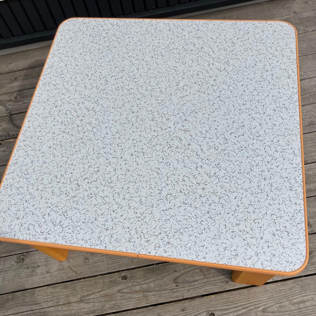 レトロ ニッセン 木製コタツテーブル 折り畳み式 センターテーブル