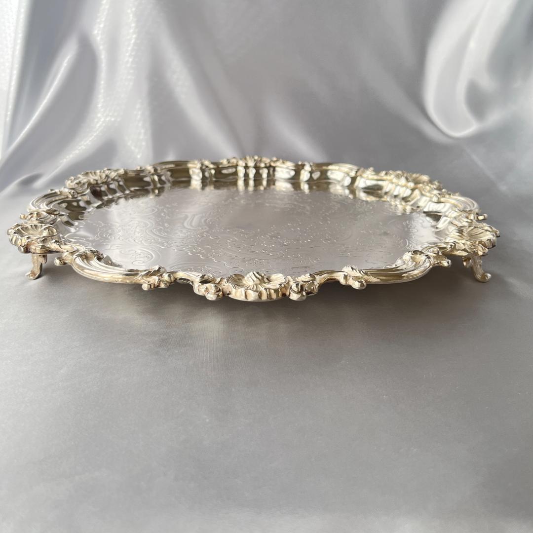 【英国】チッペンデール ギャラリートレー / ドリンクトレー 31.5cm