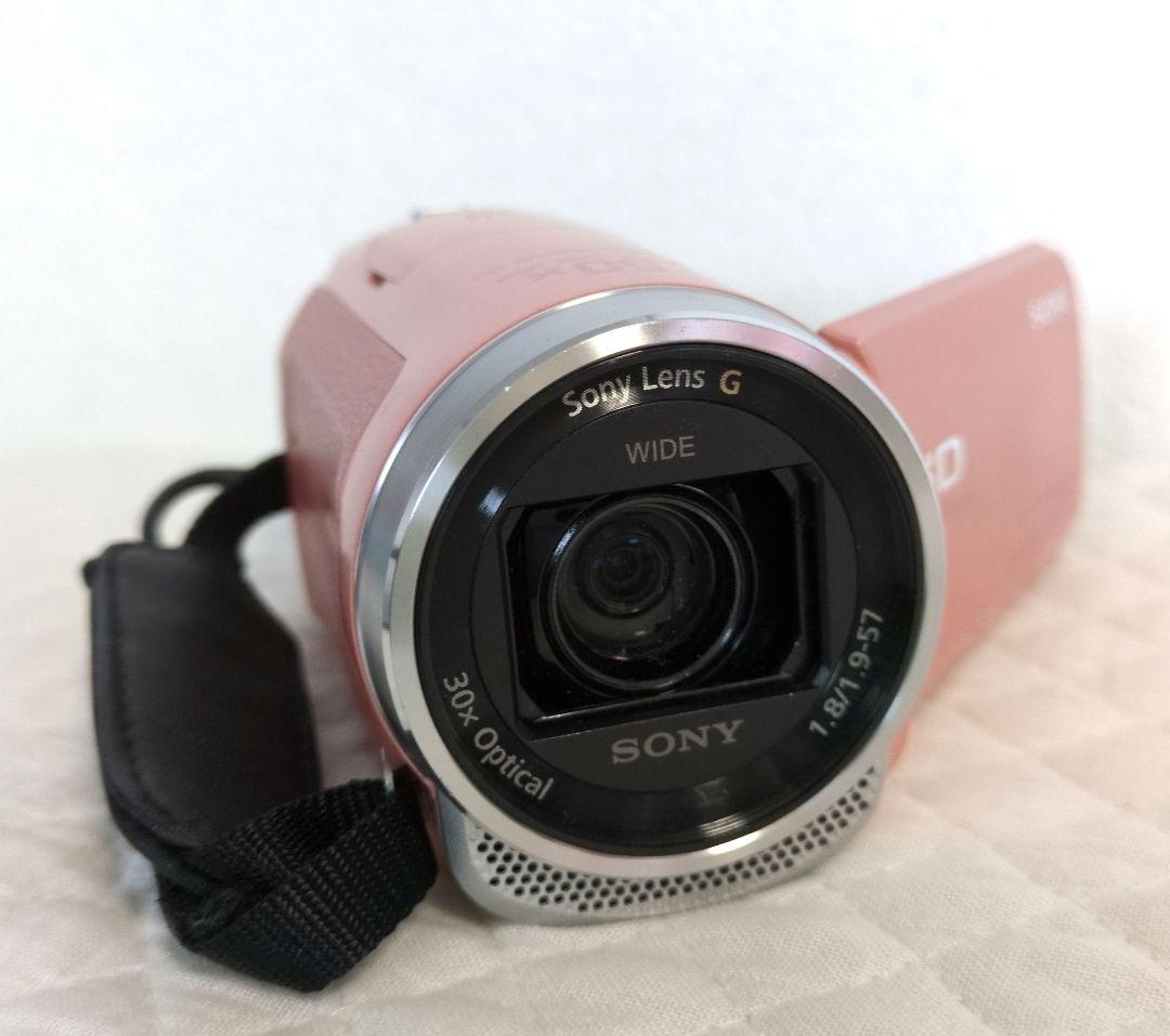 ビデオカメラ　Sony HDR-CX675 ピンク ハンディカム
