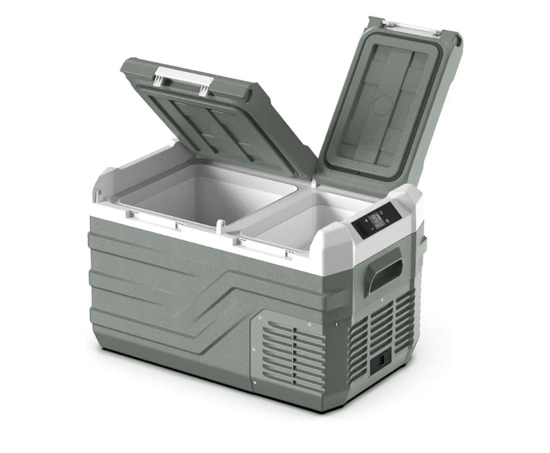 【新品未使用】車載冷蔵庫 2室 23L ポータブル冷蔵庫 独立温度制御