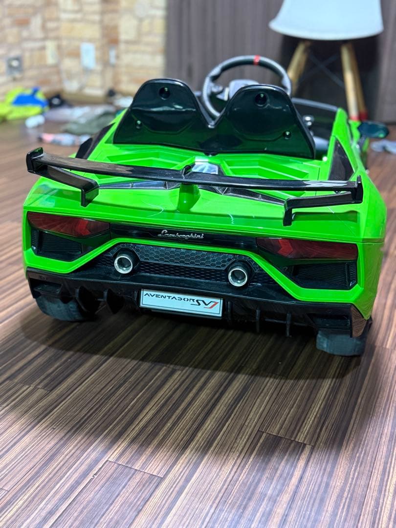 子供用 電動 カート ミニカー ランボルギーニ アベンタドール SVJ 乗用