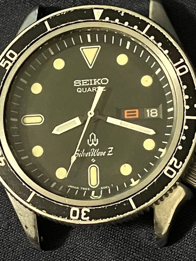SEIKO silver wave 稼働品　訳ありジャンク
