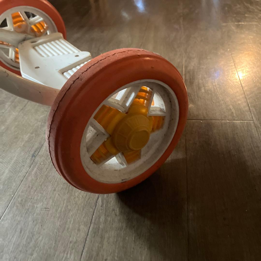 PLAY MATE 三輪車 ホワイト・オレンジ 中古品