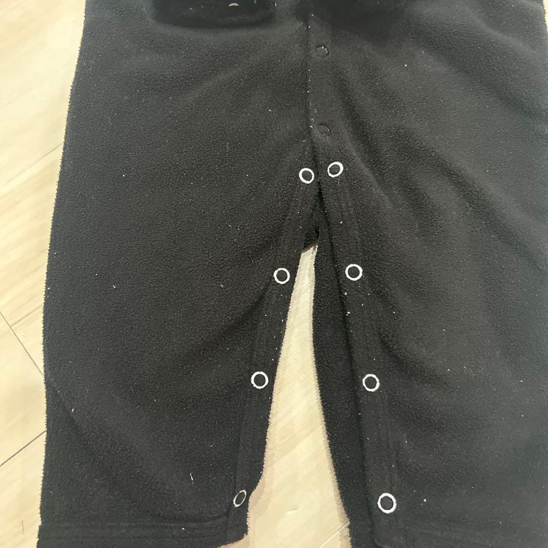 HYSTERIC MINI パンダフリースリバーシブルカバーオール80cm